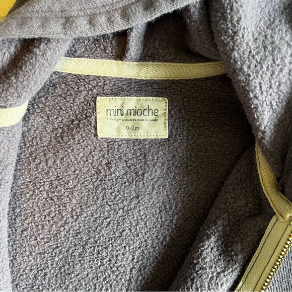 Mini Mioche Hooded Plush Biker Romper - Picture 2 of 4